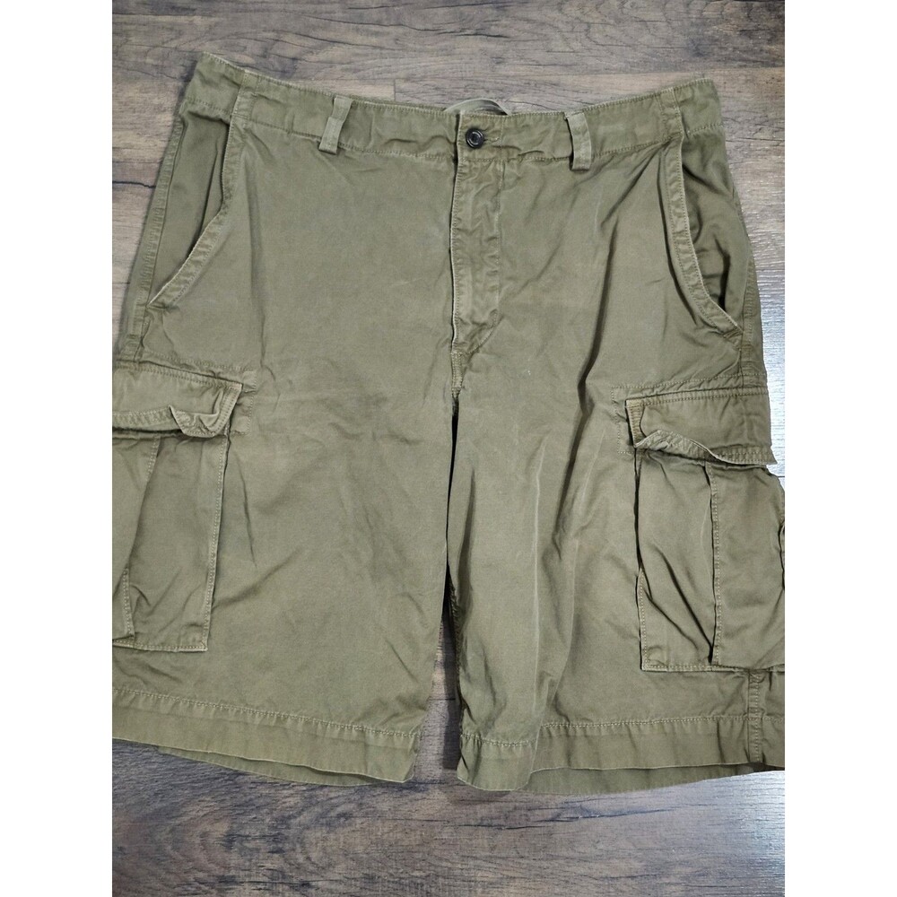 Banana Republic Men's Cargo Shorts Size 38 Green Quiet Preppy